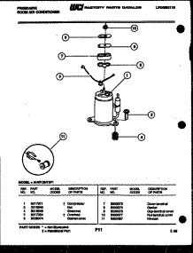 06 - Compressor Parts parts for Frigidaire Air Conditioner AHW12NT5F1 from AppliancePartsPros.com