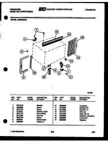 07 - Cabinet And Installation Parts parts for Frigidaire Air Conditioner AR09ME5L2 from AppliancePartsPros.com