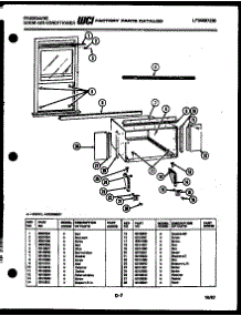 07 - Window Mounting Parts parts for Frigidaire Air Conditioner AR18NS5E1 from AppliancePartsPros.com