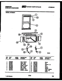 07 - Window Mounting Parts parts for Frigidaire Air Conditioner AR18NS8F2 from AppliancePartsPros.com