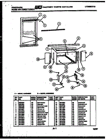 07 - Window Mounting Parts parts for Frigidaire Air Conditioner AR22NS5E1 from AppliancePartsPros.com
