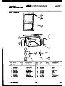 06 - Window Mounting Parts parts for Frigidaire Air Conditioner AR28NS5F1 from AppliancePartsPros.com