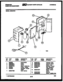 03 - Electrical Parts parts for Frigidaire Air Conditioner AW08LT5N1 from AppliancePartsPros.com