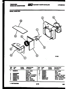 04 - Air Handling Parts parts for Frigidaire Air Conditioner AW08LT5N1 from AppliancePartsPros.com