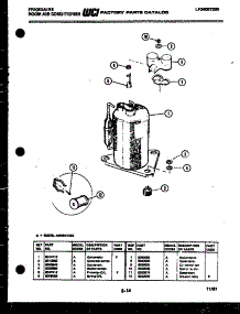 05 - Compressor Parts parts for Frigidaire Air Conditioner AW09NT2E2 from AppliancePartsPros.com