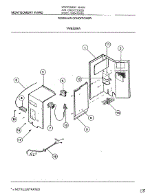 Room Air Conditioner Page 3 parts for Frigidaire Air Conditioner 5288A from AppliancePartsPros.com