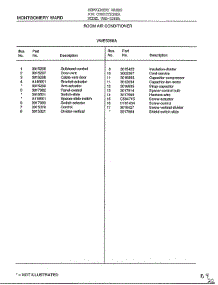 Room Air Conditioner Page 4 parts for Frigidaire Air Conditioner 5288A from AppliancePartsPros.com