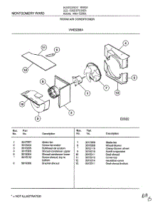 Room Air Conditioner Page 5 parts for Frigidaire Air Conditioner 5288A from AppliancePartsPros.com