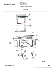 Room Air Conditioner Page 7 parts for Frigidaire Air Conditioner 5288A from AppliancePartsPros.com