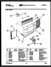 07 - Window Mounting Parts parts for Frigidaire Air Conditioner A06LE2K1 from AppliancePartsPros.com