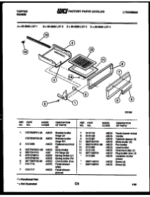 05 - Broiler Drawer Parts parts for Frigidaire Range 30-3658-23-04 from AppliancePartsPros.com