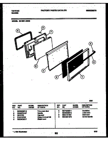 05 - Door Parts parts for Frigidaire Range 30-3851-23-05 from AppliancePartsPros.com