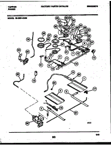 06 - Burner, Manifold And Gas Control parts for Frigidaire Range 30-3851-23-05 from AppliancePartsPros.com