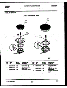 08 - Burner Parts parts for Frigidaire Range 30-3851-23-05 from AppliancePartsPros.com