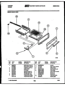 05 - Broiler Drawer Parts parts for Frigidaire Range 30-3341-23-02 from AppliancePartsPros.com