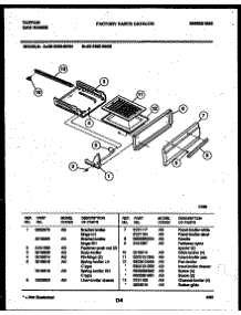 04 - Broiler Drawer Parts parts for Frigidaire Range 30-3350-00-05 from AppliancePartsPros.com