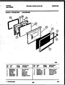 05 - Door Parts parts for Frigidaire Range 30-3350-00-05 from AppliancePartsPros.com