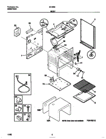 04 - Body parts for Frigidaire Range 30-3352-23-05 from AppliancePartsPros.com