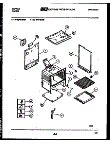 07 - Body Parts parts for Frigidaire Range 30-3648-66-03 from AppliancePartsPros.com
