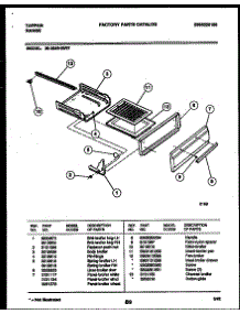 03 - Broiler Drawer Parts parts for Frigidaire Range 30-3649-66-07 from AppliancePartsPros.com
