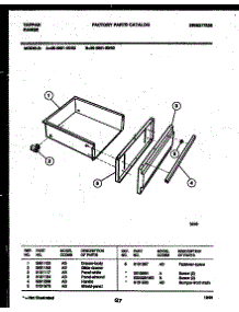 04 - Drawer Parts parts for Frigidaire Range 30-3851-00-03 from AppliancePartsPros.com