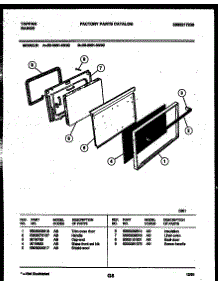 05 - Door Parts parts for Frigidaire Range 30-3851-00-03 from AppliancePartsPros.com