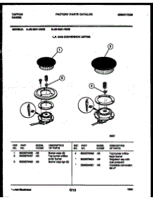 08 - Burner Parts parts for Frigidaire Range 30-3851-00-03 from AppliancePartsPros.com