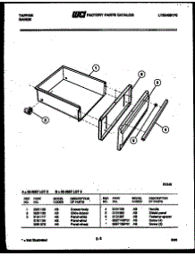 07 - Drawer Parts parts for Frigidaire Range 30-3857-23-06 from AppliancePartsPros.com