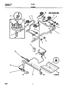 03 - Burner parts for Frigidaire Range 30-3053-00-04 from AppliancePartsPros.com
