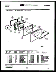 05 - Door Parts parts for Frigidaire Range 30-3148-66-03 from AppliancePartsPros.com