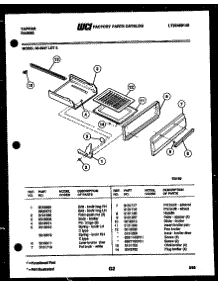 05 - Broiler Drawer Parts parts for Frigidaire Range 30-3347-66-03 from AppliancePartsPros.com