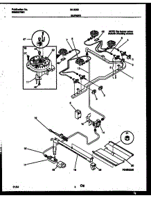 03 - Burner Parts parts for Frigidaire Range 30-3352-00-02 from AppliancePartsPros.com