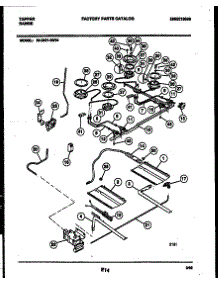 06 - Burner, Manifold And Gas Control parts for Frigidaire Range 30-3851-23-04 from AppliancePartsPros.com