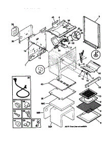 04 - Body parts for Frigidaire Range 30-3852-00-05 from AppliancePartsPros.com