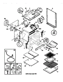 04 - Body parts for Frigidaire Range 30-4282-00-04 from AppliancePartsPros.com