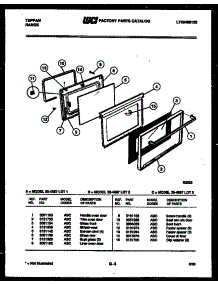 04 - Door Parts parts for Frigidaire Range 30-4687-08-03 from AppliancePartsPros.com