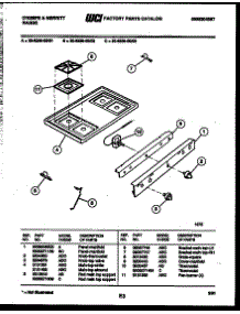 03 - Cooktop Parts parts for Frigidaire Range 30-6239-00-03 from AppliancePartsPros.com