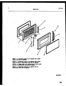 03 - Door Parts parts for Frigidaire Microwave 56-9381-10-01 from AppliancePartsPros.com