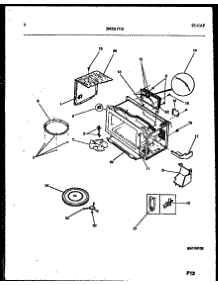 05 - Wrapper And Body Parts parts for Frigidaire Microwave 56-9381-10-01 from AppliancePartsPros.com