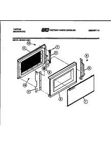 03 - Door Parts parts for Frigidaire Microwave 56-9431-10-01 from AppliancePartsPros.com