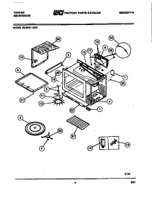 05 - Wrapper And Body Parts parts for Frigidaire Microwave 56-9431-10-01 from AppliancePartsPros.com