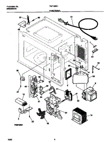 04 - Functional parts for Frigidaire Microwave TMT128E1B0 from AppliancePartsPros.com