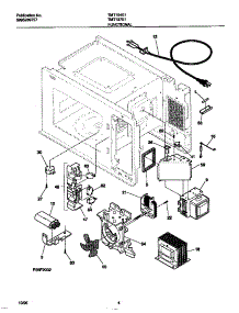 04 - Functional parts for Frigidaire Microwave TMT157E1B0 from AppliancePartsPros.com