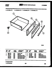 07 - Drawer Parts parts for Frigidaire Range 30-4688-08-04 from AppliancePartsPros.com