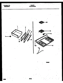 06 - Cooktop And Drawer Parts parts for Frigidaire Range 30-4972-23-01 from AppliancePartsPros.com