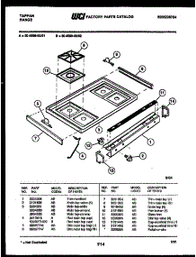 03 - Cooktop Parts parts for Frigidaire Range 30-4999-00-02 from AppliancePartsPros.com