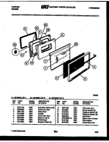04 - Door Parts parts for Frigidaire Range 30-3348-23-01 from AppliancePartsPros.com