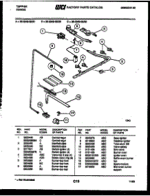 05 - Burner, Manifold And Gas Control parts for Frigidaire Range 30-3349-00-02 from AppliancePartsPros.com