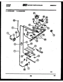 06 - Burner, Manifold And Gas Control parts for Frigidaire Range 30-3648-66-02 from AppliancePartsPros.com