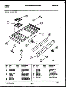 04 - Cooktop Parts parts for Frigidaire Range 30-3649-00-07 from AppliancePartsPros.com